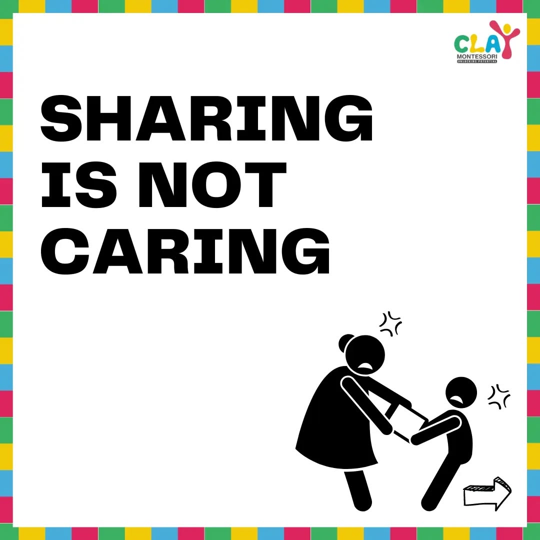 In the context of child development and fostering social skills and empathy, the concept of "sharing" is often perceived differently than its popularized notion of "caring." Instead of insisting on immediate sharing, it is more beneficial to encourage children to take turns and respect each other's individual needs and desires.

At Clay Montessori, we adopt a similar approach as guides by demonstrating the importance of taking turns. By reframing the dialogue and expressing our interest in having a turn after the child is finished, we promote the development of essential social skills and empathy in children.

By emphasizing the concept of taking turns, we provide children with valuable opportunities to understand and navigate social interactions. This approach encourages them to recognize and appreciate the needs and wants of others, promoting a sense of empathy and cooperation within the classroom environment.

Through this method, children learn to balance their own desires with the understanding that others also have their own needs. They gain insights into the value of patience, respect, and effective communication when engaging with their peers.

By incorporating the principles of turn-taking and mutual respect, Clay Montessori cultivates a supportive and inclusive learning environment, fostering the growth of social skills and empathy among our children.

#claymontessori #montessori #mumbai #parenting #positiveparenting #sharing #sharingtoys #preschools #toddlers #momblogger #mominfluencer #momsofinstagram #dadsofinstagram #Matunga #Dadar #sewree #parel #sion #play