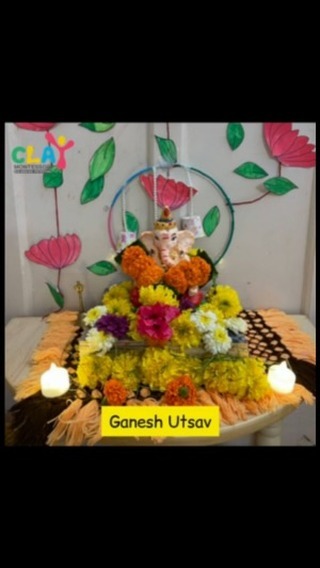 Ganesh Utsav @claymontessori  #claymontessori #montessoripreschool #preschool #mumbai #sion #dadar #parel #matunga #wadala #sewree #ganesha #ganesh #ganeshotsav #indianfestival #toddlerscelebrating [Ganpati Bappa Morya, Ganeshotsav, toddlers celebrating Ganpati festival]