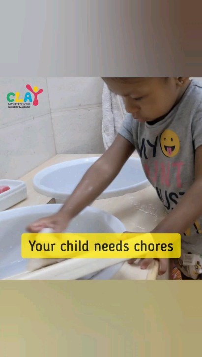 Including children in household activities is a key aspect of their overall development and well-being?🧒

Here are some reasons why:

Fosters independence and self-reliance
Develops practical life skills
Promotes a sense of belonging
Supports cognitive development
Fosters respect for the environment
Let's empower our little ones and help them grow into confident, independent, and responsible individuals by involving them in household activities!💪

#claymontessori #montessori #toddlers #toddlersofinstagram #toddlerslife #earlychildhoodeducation #earlylearning #earlyeducation #earlyyearseducation #mumbai #Matunga #sion #dadar #Wadala #parel #mumbaimomblogger #mumbaimoms #mumbaimominfluencer #householdchores #indianmomblogger #preschools #playgroup #playschool