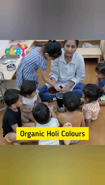 Our little ones at Clay Montessori preschool came together to celebrate Holi in the most special way. We decided to create our own organic colors for the festivities, and let me tell you, the process was a blast! Each and every toddler put their heart and soul into creating these beautiful colors, and the results were just stunning. It was such a wonderful community task, where everyone got to contribute and have fun together. I'm so proud of our little ones for being such great team players and for their infectious enthusiasm. Check out our video to see just how much fun we had making our Holi colors!

#claymontessori #holi #organicholicolours #organicholi #holifestival #montessori #earlychildhoodeducation #earlylearning #earlychildhood #toddlers #toddlersofinstagram #diyholicolours #mumbai #Matunga #sion #parel #Dadar #Wadala #momsofmumbai #mumbaimoms #toddlerlife #sensoryplay #mumbaimomblogger #mumbaimominfluencer #indianmomblogger #indianholi