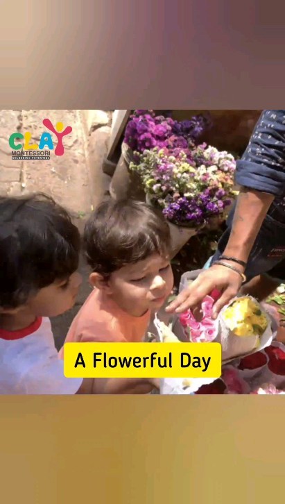 Watch as our curious preschoolers discover the beauty of nature at the florist! 🌸🌼🌺 Their senses are alive as they explore the colors, textures, and fragrances of different flowers. Our visit to the florist is just one way we're opening their minds to the world of community helpers and the wonders of the natural world. 🌍

#claymontessori #flowers #flowerbouquet #matungaeast #montessori
#communityhelpers #mumbai #mumbaiflowers #Dadar #sion #parel #Matunga #Wadala #garland #earlychildhoodeducation #earlylearning #earlychildhood #toddlerslearning #toddlers #numbaimoms #mumbaimomblogger #mumbaimominfluencer