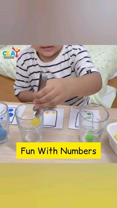 #claymontessori #montessori #funwithnumbers #math #funwithcolours #pincergrasp #prewritingskills #mumbai #Matunga #reelsindia