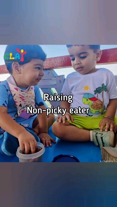 As parents, we know that mealtimes can be a source of frustration and anxiety when our children refuse to eat what's on their plates. But fear not! With a few simple strategies, you can encourage your little ones to become adventurous eaters and enjoy a wider range of foods.

First and foremost, we believe in fostering independent eating. This means allowing your child to feed themselves, even if it means a little bit of messiness! It's important for them to develop their own relationship with food and learn to listen to their hunger cues.

Another great way to encourage non-picky eaters is to involve your child in the food preparation process. Whether it's picking out fruits and veggies at the grocery store or helping to chop ingredients, kids love to feel involved and proud of their contributions to the family meal.

We also believe in the power of variety! Keep introducing new types of foods and flavors, even if your child doesn't like it at first. It can take several attempts for a child to develop a taste for something, so don't give up.

At mealtime, make sure to sit down and eat with your child. This not only models healthy eating habits but also provides an opportunity for quality family time and conversation. And last but not least, we highly recommend a no-screen policy during mealtime. It's important to focus on the food and each other, rather than on distractions.

We hope these tips and tricks will help you raise non-picky eaters and make mealtimes a more enjoyable experience for the whole family. Bon appetit!

#claymontessori #independenteating #pickyeaters #montessori #preschools #mumbai #Matunga #Dadar #parel #sion #sewree #Wadala #goodeatinghabits #momsofinstagram #mumbaimomblogger #mumbaimominfluencer #eating #startingsolids