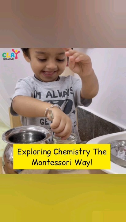 🔬🌱 Exploring Chemistry the Montessori Way! Watch as little minds learn and play, unraveling the secrets of salt dissolving in water. At Clay Montessori, we turn science into a captivating adventure for curious toddlers. Join us in nurturing young minds through hands-on learning that sparks a lifelong love for knowledge. 💡🎈
#claymontessori #montessori #sciencewithkids #science #scienceexperiment #scienceexperimentsforkids #earlchildhoodeducation #toddlers #toddlerslife #mumbai #preschools #admissionopen #Matunga #Wadala #Dadar #sion #momsofmumbai