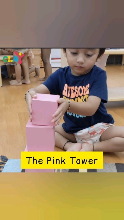 The Pink Tower in Montessori education offers benefits such as developing visual discrimination, fine motor skills, order, concentration, math readiness, independence, sensory exploration, language development, spatial awareness, and a sense of accomplishment.
#claymontessori #montessori #pinktower #montessorimaterials #montessorimatunga #mumbai #Matunga #toddlers #momsofinstagram #dadsofinstagram #sensorialmaterials