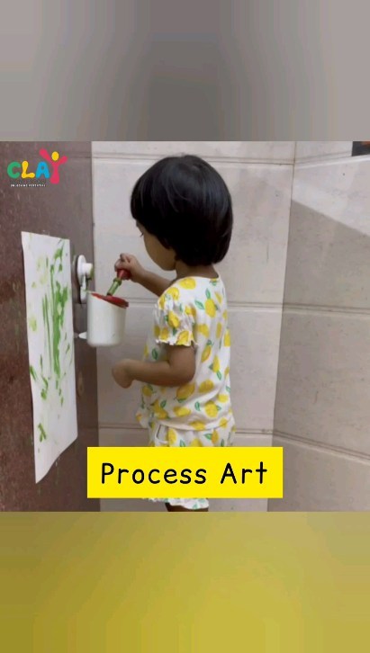 In the realm of child development and education, process art emphasizes the creative journey rather than the final outcome, diverging from crafts aimed at achieving a picture-perfect result. At Clay Montessori, children engage in open-ended artistic endeavors such as drawing on blank paper, painting on easels (with paint sticks as a preferred tool), and exploring paint stamping using paper towel rolls.  Additionally, playdough becomes a versatile medium when combined with assorted loose parts and kitchen utensils. 
Do you have a preferred open-ended art activity?
#claymontessori #processart #art #painting #montessori #mumbai #Matunga #toddlers #toddlersart #toddlerslife #Preschools #momsofinstagram #dadsofinstagram