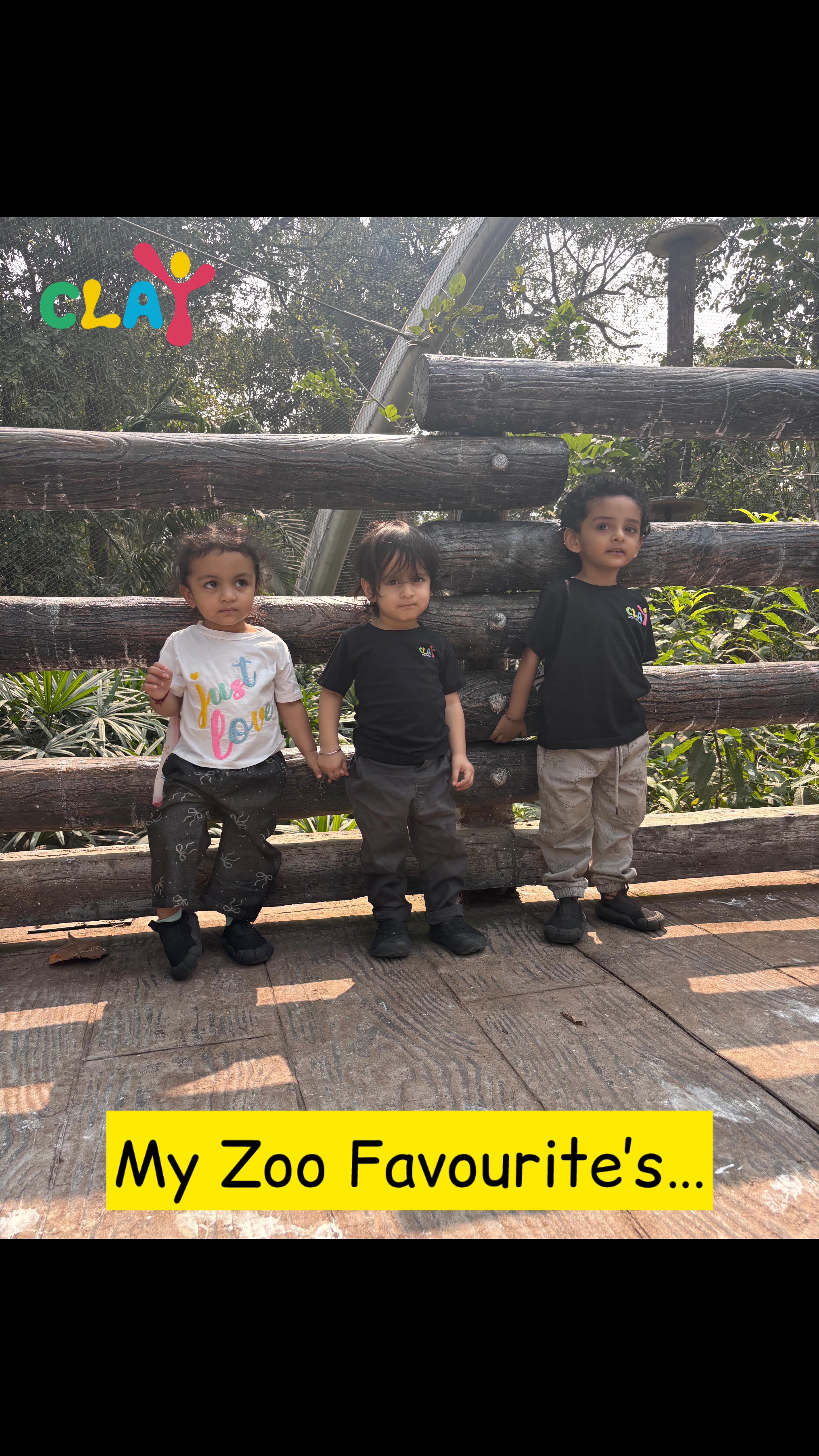 Observation leads to expression 🌱
After exploring the zoo, our children reflected on their experience by sharing their favourite animals—an important step in language development and confidence building at Clay Montessori. #claymontessori #matunga #montessoripreschool #mumbai [Montessori learning, zoo visit for kids, favourite animals, preschool field trip, experiential learning, early childhood education, language development in children, toddler expression, animal learning, Montessori preschool Mumbai, Clay Montessori, outdoor learning for kids, learning through experiences, Mumbai zoo]
