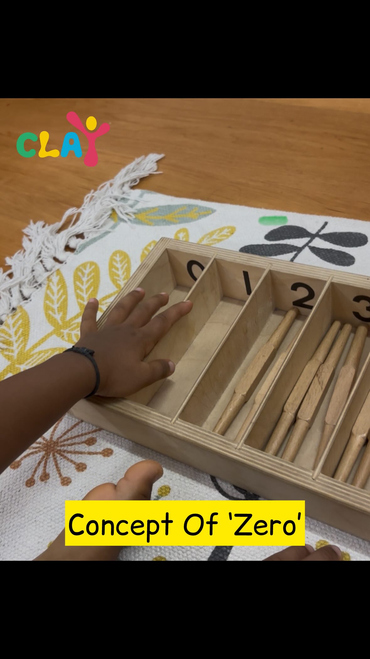 Understanding Zero — The Montessori Way
In a Montessori classroom, abstract concepts are made tangible through hands-on materials. Watch as our little one explores the Spindle Box — a simple yet powerful tool that gently introduces the concept of zero through concrete experience.

Because in Montessori, children don’t just learn — they discover. 💫

#MontessoriMagic #SpindleBox #HandsOnLearning #ConceptOfZero #MontessoriMaterials #MontessoriIndia #ClayMontessori #MontessoriAtWork #EarlyYearsLearning #ToddlerEducation #ConcreteToAbstract #MontessoriInAction #MontessoriJourney #LearningWithJoy #montessorimumbai #claymontessori #preschoolmumbai #mumbai #dadar #matunga #sion #wadala #parel #montessoripreschool [concept of zero, Montessori, hands-on learning, learning with joy, Montessori preschool, Mumbai]