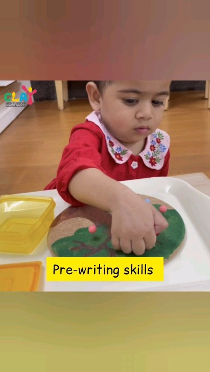 #claymontessori #prewriting #prewritingskills #finemotorskills #finemotoractivity #mumbai #preschools #earlyyearseducation #matunga #Dadar #Wadala #sion #toddlers #montessori #trendingreels