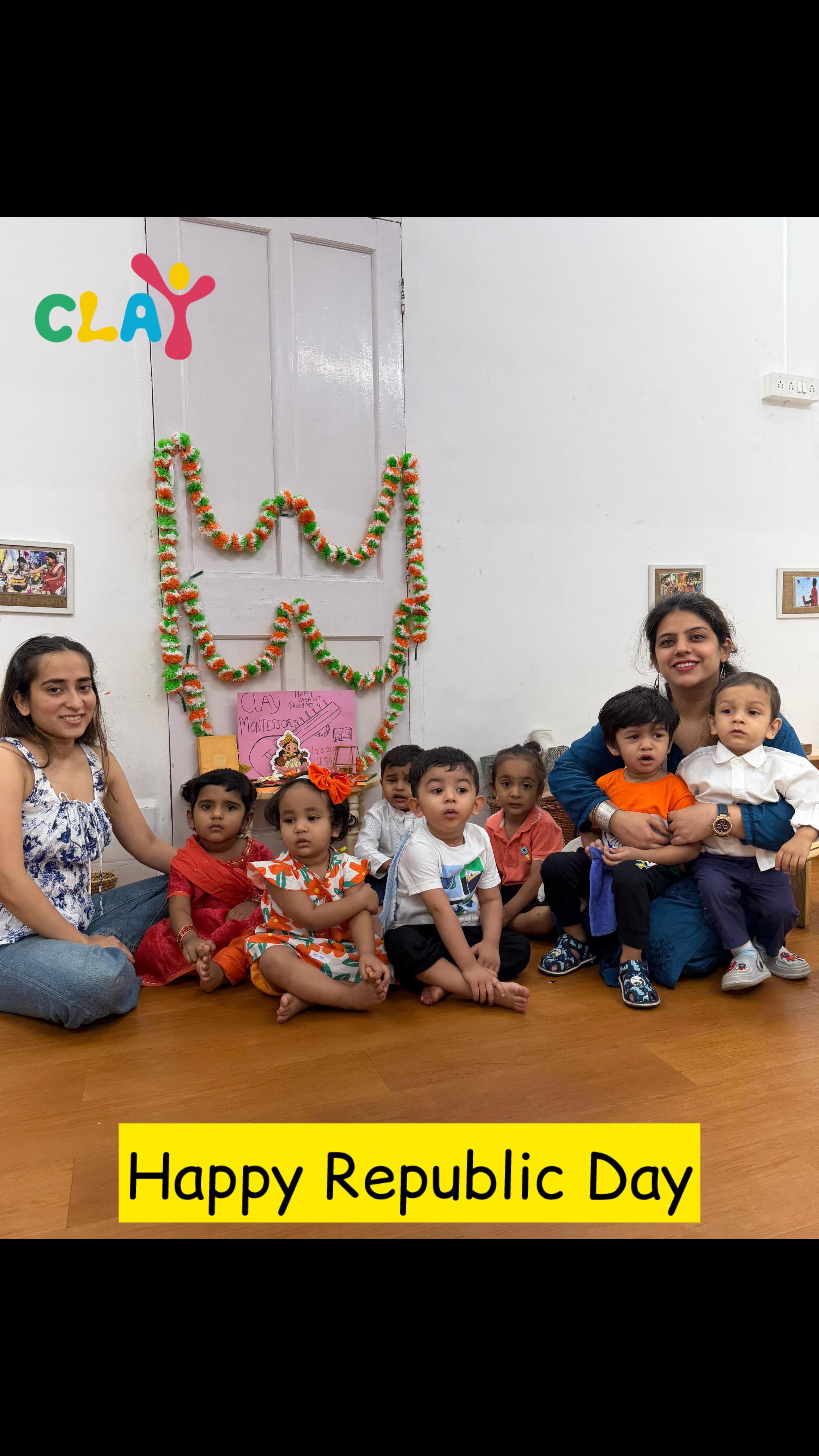 ​At Clay Montessori, our Republic Day celebrations are a beautiful reminder of the vibrant future these little ones represent. From the solemnity of the National Anthem to the joy of dancing to patriotic beats, our children are learning that unity is the greatest strength. 🧡🤍💚
​Happy Republic Day to all our families! May we raise a generation that leads with kindness and pride. #claymontessori #77thindependanceday🇮🇳🇮🇳❤️ #matunga #mumbai [republic celebration, Parel, Sion, dadar, wadala, Sewree, patriotism, India, Indian]